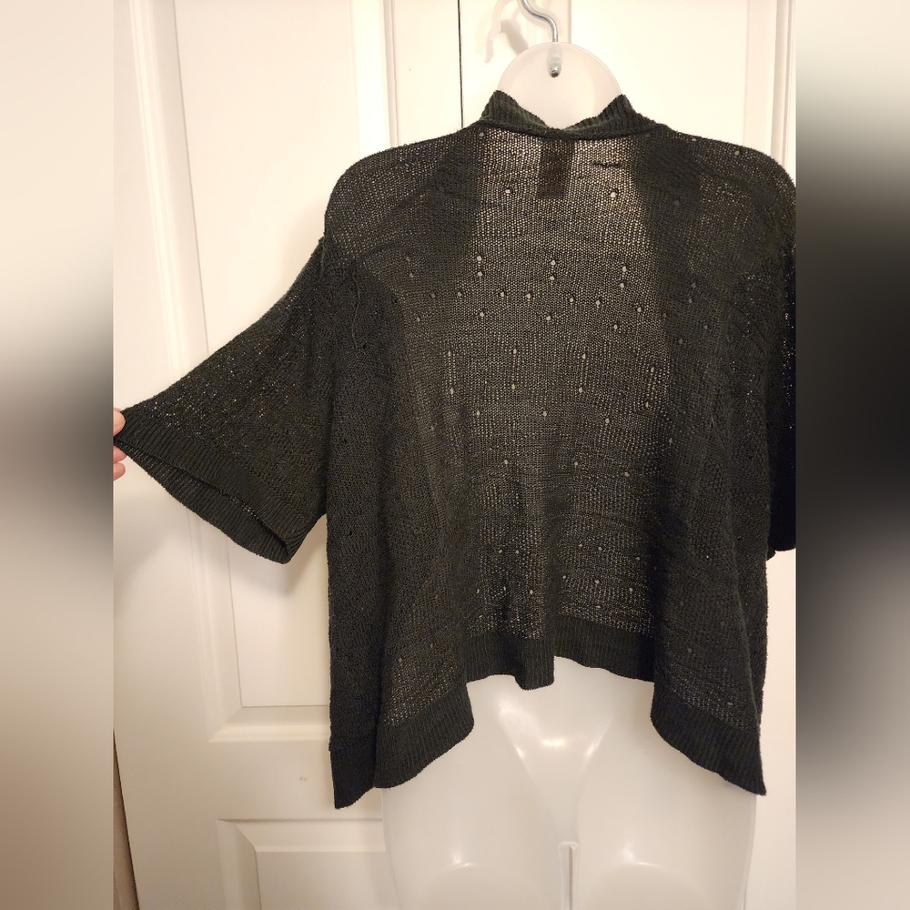 Faded Glory Black Knit Shrug